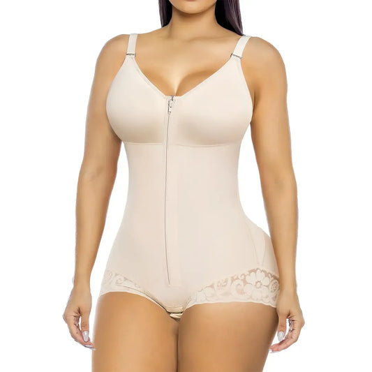 Overbust Fajas Colombianas Shapewear for Women Tummy Control Brief Shaper