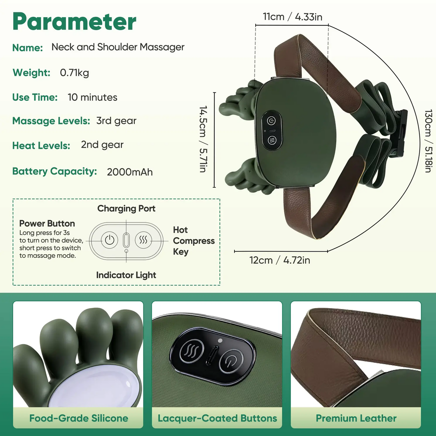 Wireless Shoulder & Neck Massager