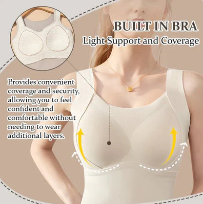 🎊Hot promotion 50%OFF🎊[Women's Gift] Women's Thermal Tank Tops With Built-in Bra