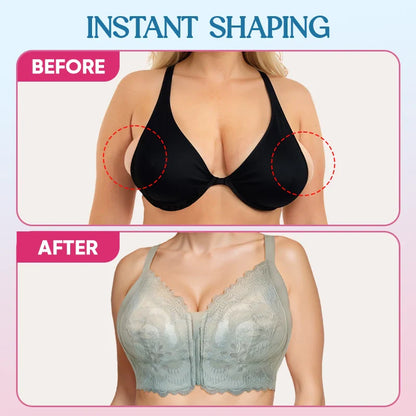 Ultra Soft Front Zip Wireless Lifting Bra
