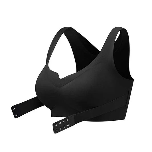 🔥Time-limited special offer💕Women's Front Closure Seamless Back Support Posture Bra🎁