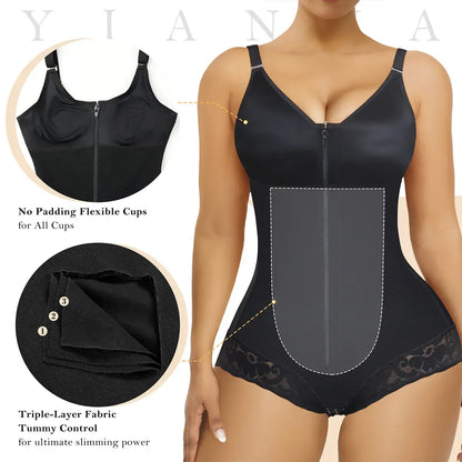 Overbust Fajas Colombianas Shapewear for Women Tummy Control Brief Shaper