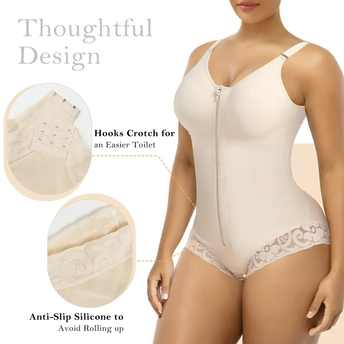Overbust Fajas Colombianas Shapewear for Women Tummy Control Brief Shaper