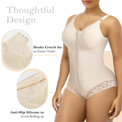 Overbust Fajas Colombianas Shapewear for Women Tummy Control Brief Shaper
