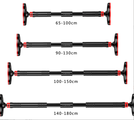 No-Drill Pull Up Bar for Doorway – Adjustable 330LBS Heavy-Duty Twist-Lock Home Gym Bar for Pull-Ups & Strength Training