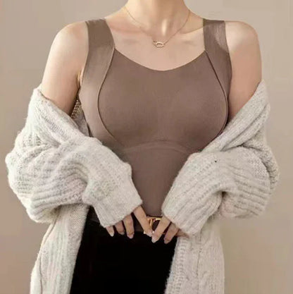 🎊Hot promotion 50%OFF🎊[Women's Gift] Women's Thermal Tank Tops With Built-in Bra