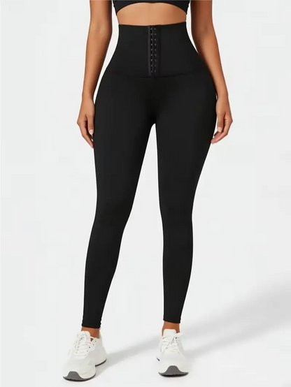 Women's High-Waist Corset Leggings – Tummy Control, Peach Hip Lift, Shaping Yoga Pants S-2XL