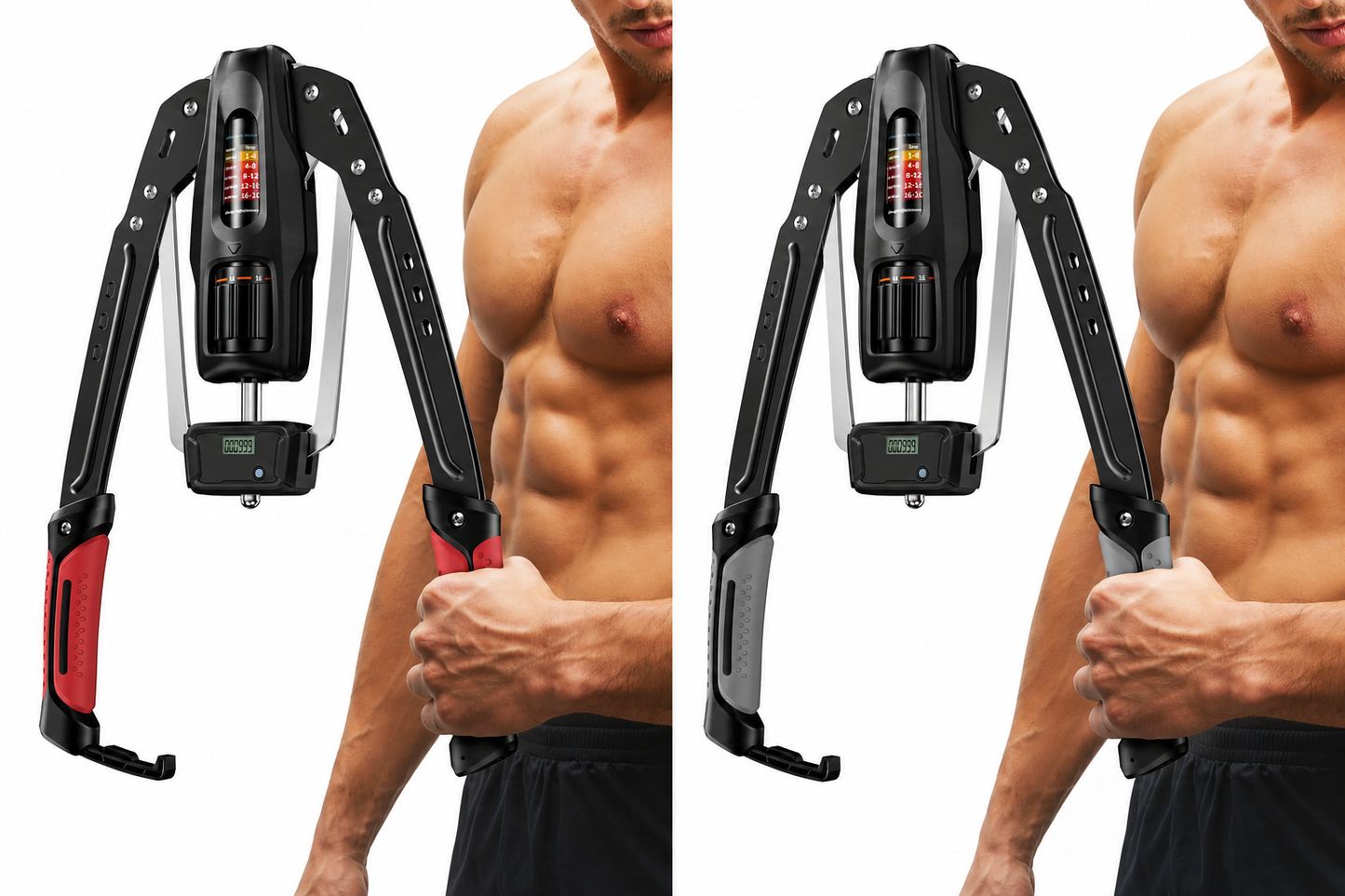Merach Hydraulic Arm Trainer | 22–440 lbs Adjustable Resistance | Foldable Upper Body Strength Equipment for Home Gym