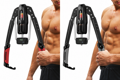 Merach Hydraulic Arm Trainer | 22–440 lbs Adjustable Resistance | Foldable Upper Body Strength Equipment for Home Gym