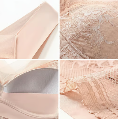 Women's Lace Silk Push Up Bra