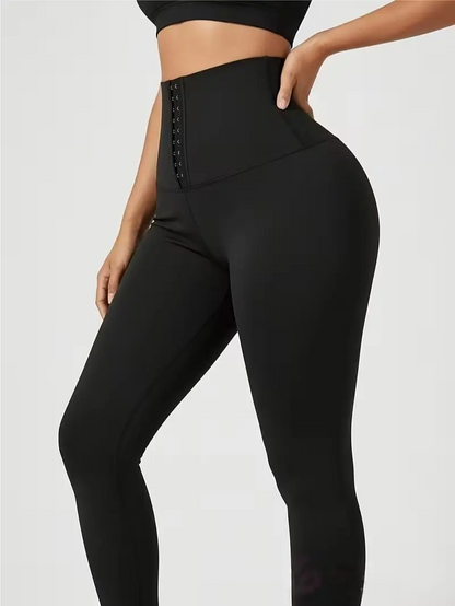 Women's High-Waist Corset Leggings – Tummy Control, Peach Hip Lift, Shaping Yoga Pants S-2XL