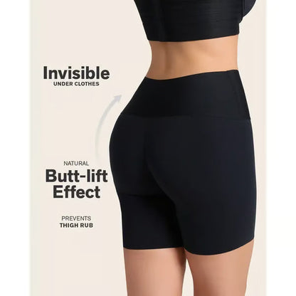 Stay-In-Place Seamless Shaper Short