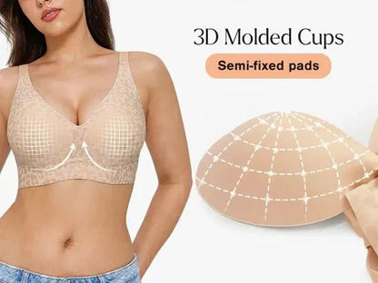 💗PROMOTION - 50% OFF💗Elegant. breathable leopard print bra for everyday wear