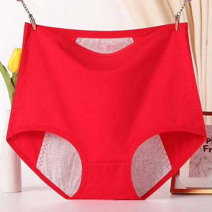 🔥Large size pure cotton antibacterial anti-leakage physiological underwear