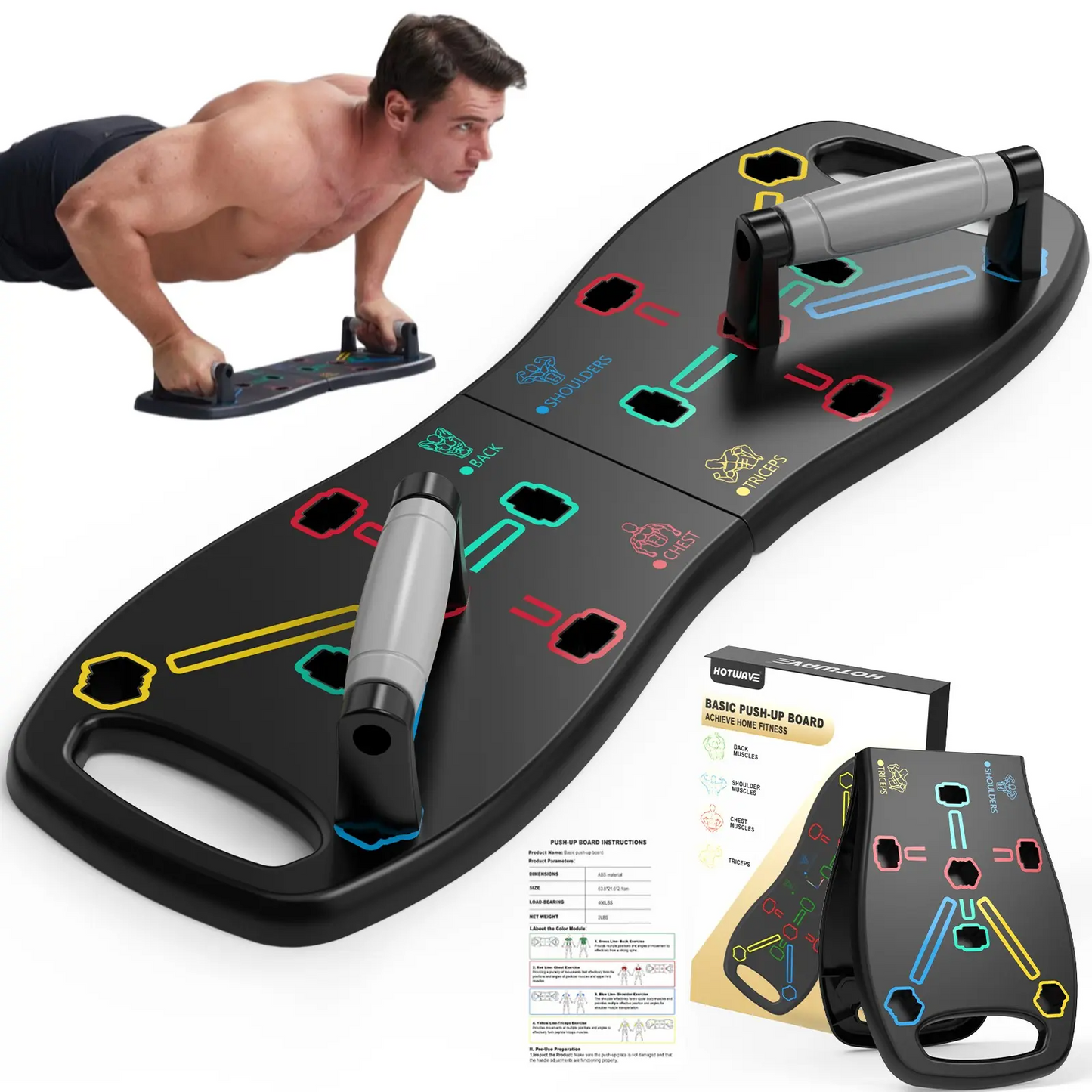 Push Up Board Fitness,Professional Strength Training Equipment for Chest