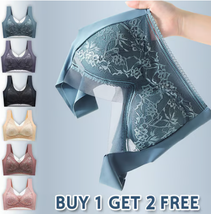 Women's Lace Silk Push Up Bra