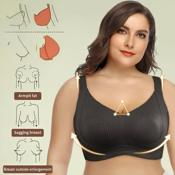 【⏰BUY 2 GET 1 FREE🔥】Versatile Comfy Lift & Flex Wireless Bra