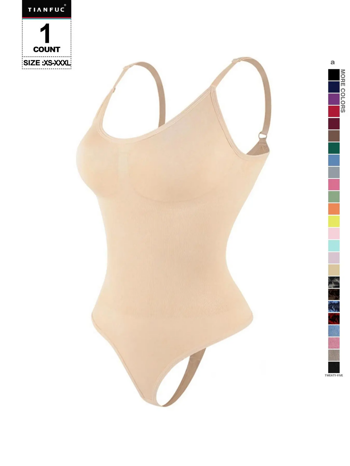 Seamless Sculpting Thong Bodysuit