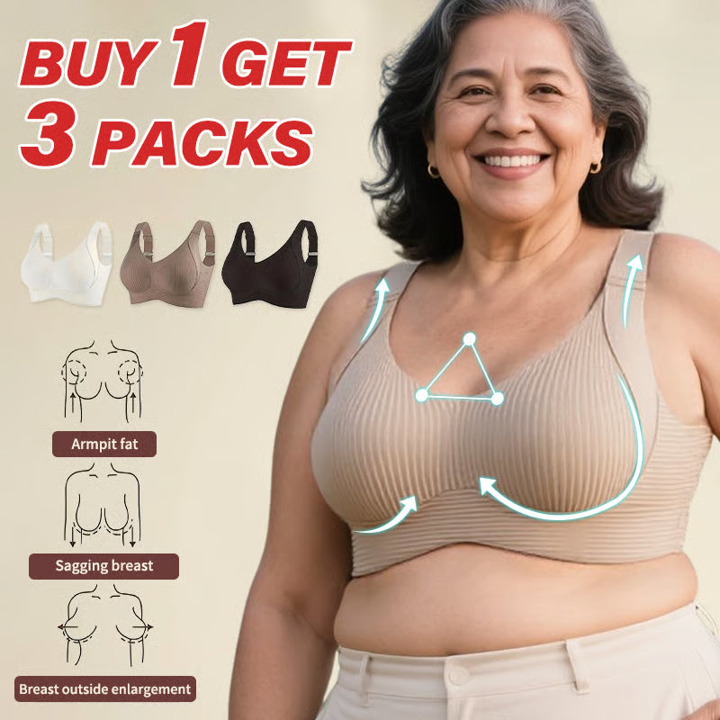 【⏰BUY 2 GET 1 FREE🔥】Versatile Comfy Lift & Flex Wireless Bra